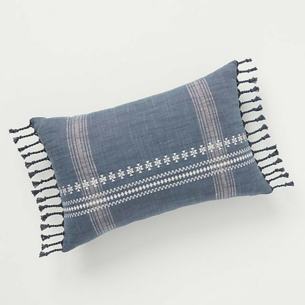 Anthropologie Woven Lucy Pillow